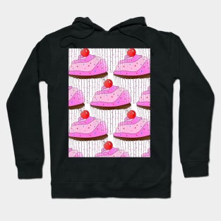 SPRINKLE Cupcake Lover Pattern - Cute Cupcake Art Hoodie